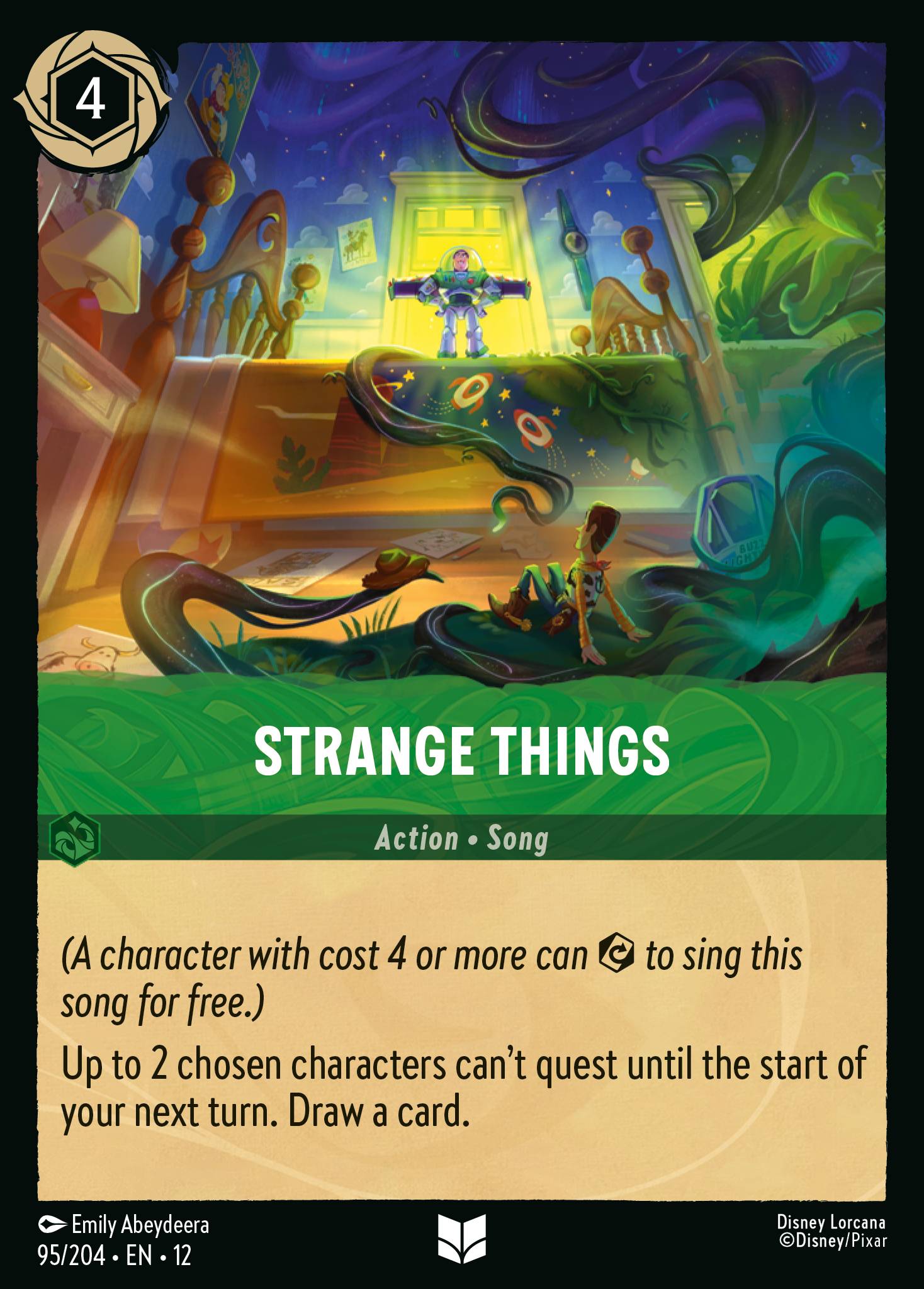 Strange Things - Uncommon Lorcana Card
