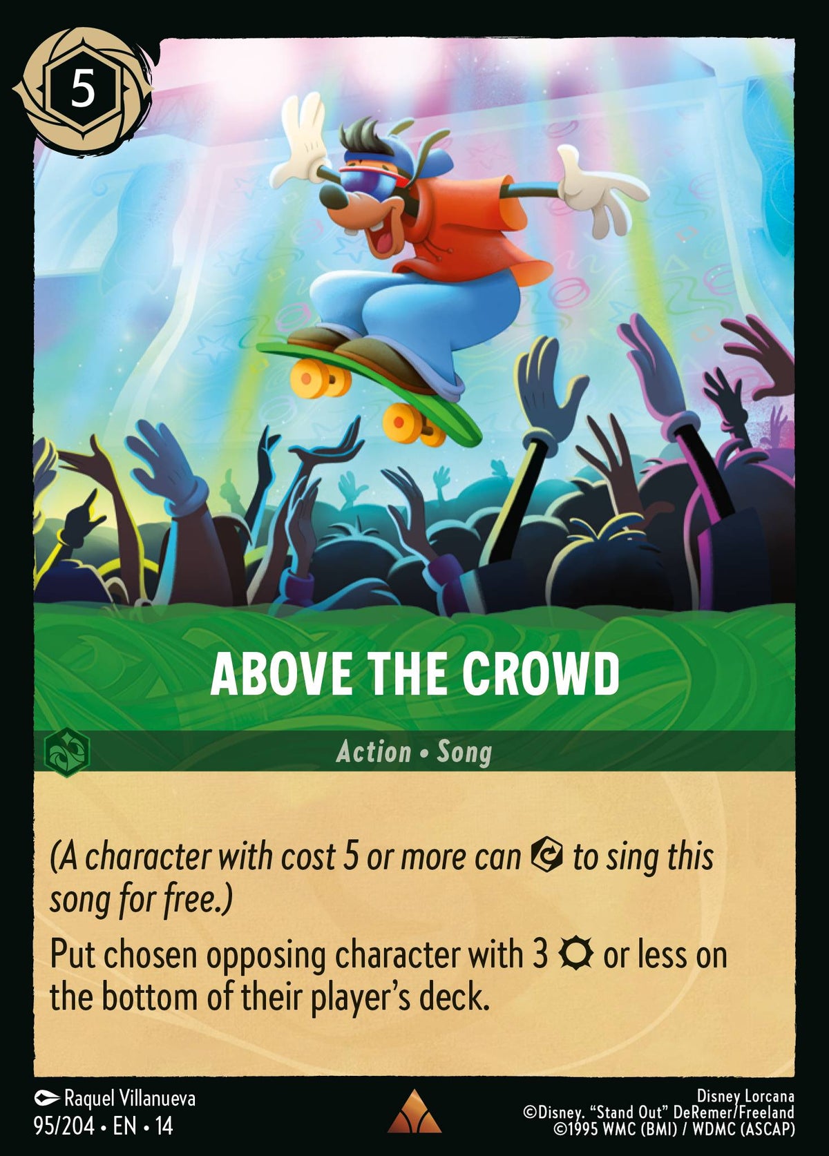 Above the Crowd - Rare Lorcana Card