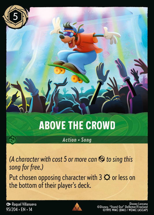 Above the Crowd - Rare Lorcana Card