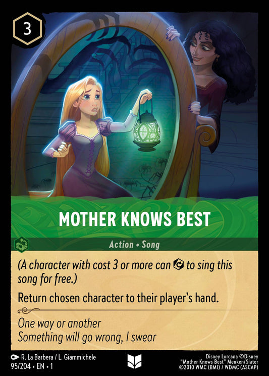 Mother Knows Best - Uncommon Lorcana Card