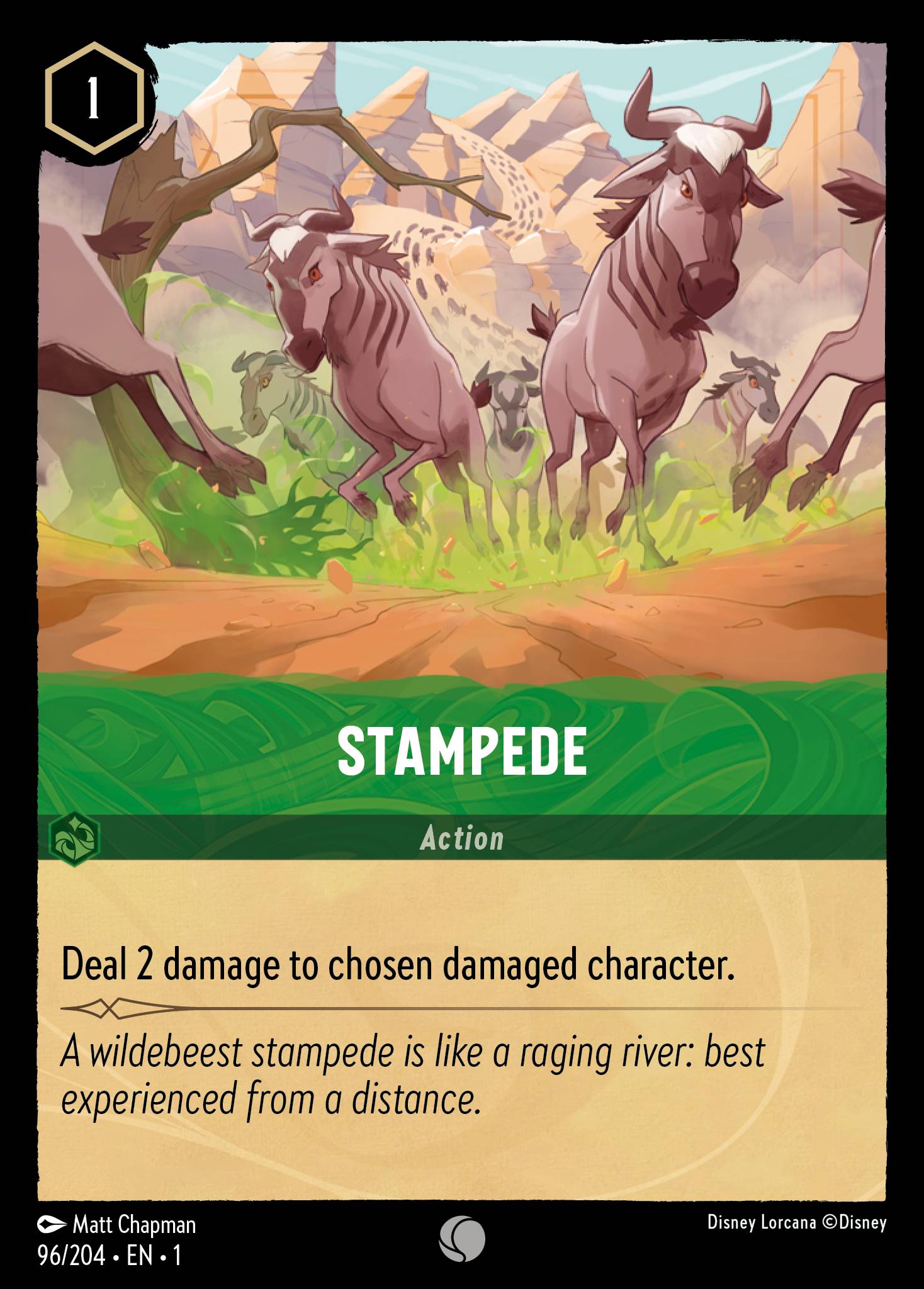 Stampede - Common Lorcana Card