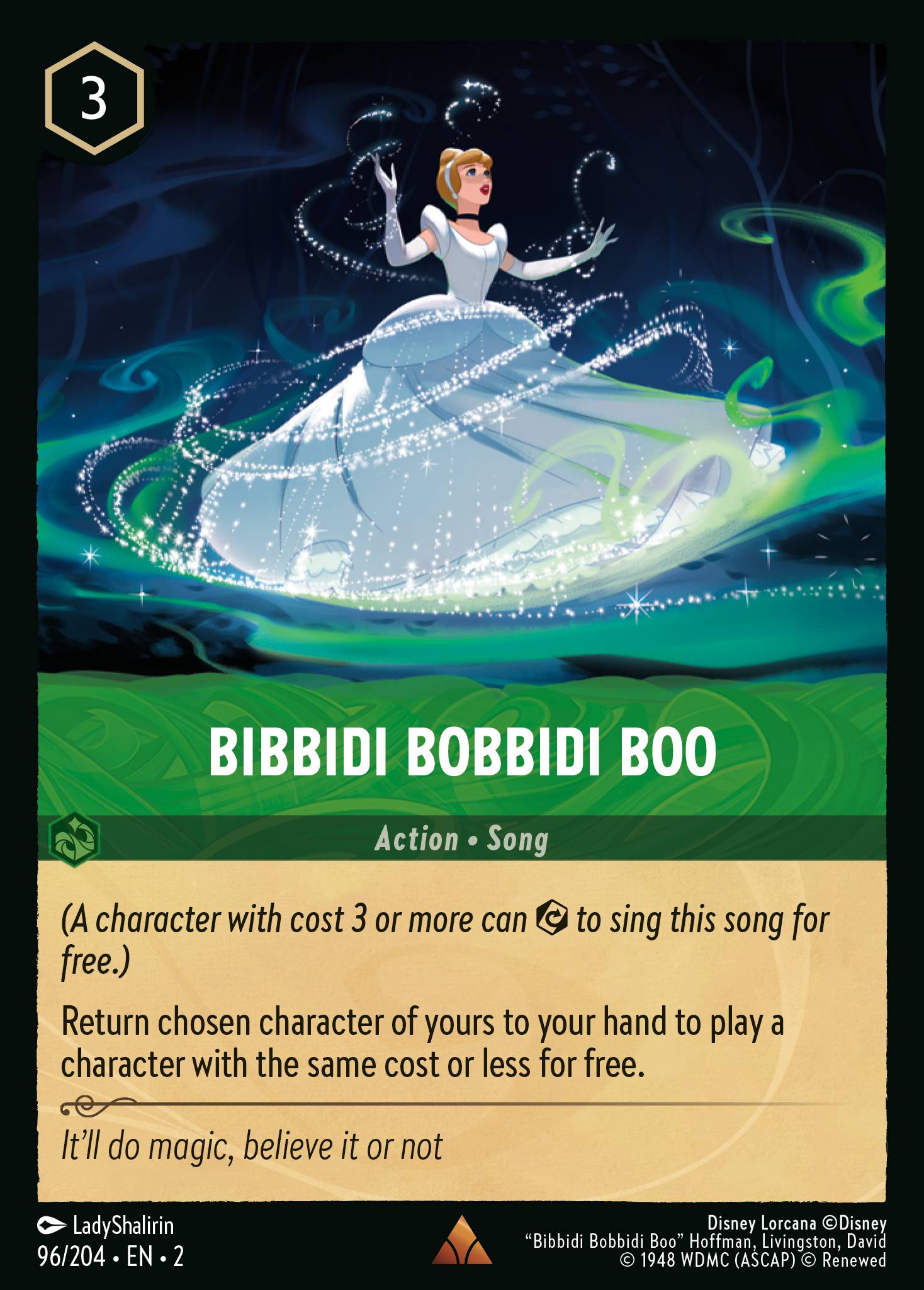 Bibbidi Bobbidi Boo - Rare Lorcana Card