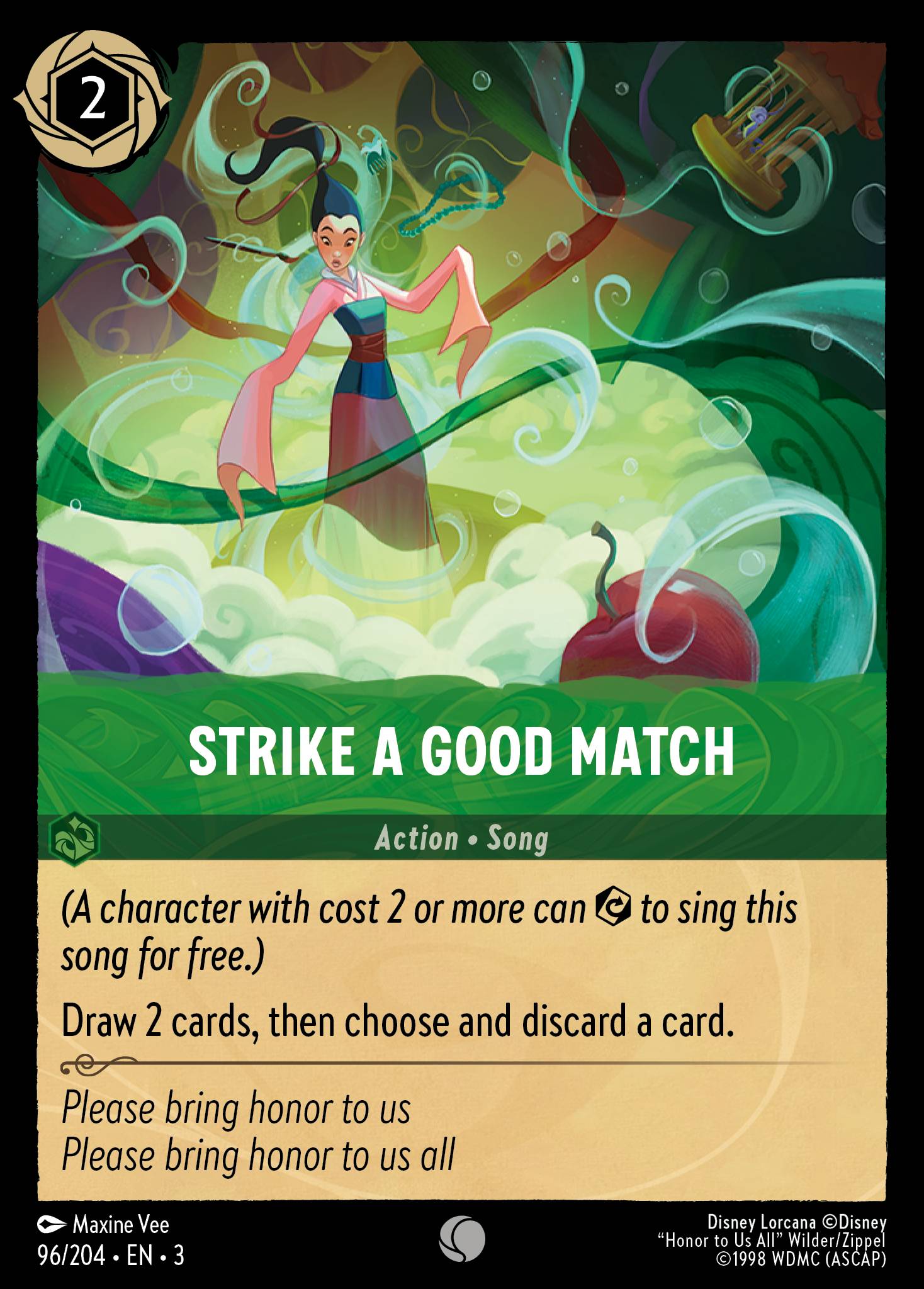 Strike a Good Match - Common Lorcana Card
