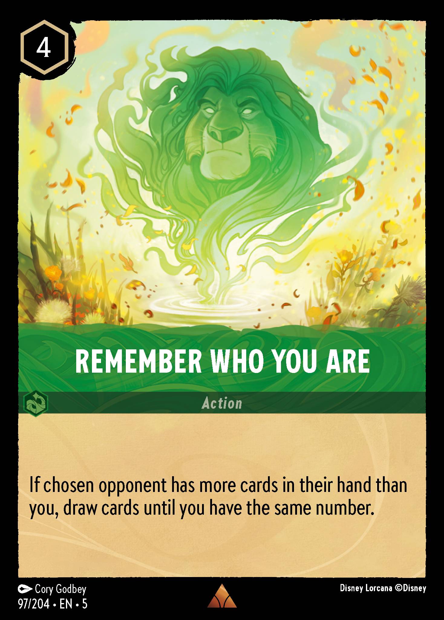 Remember Who You Are - Rare Lorcana Card