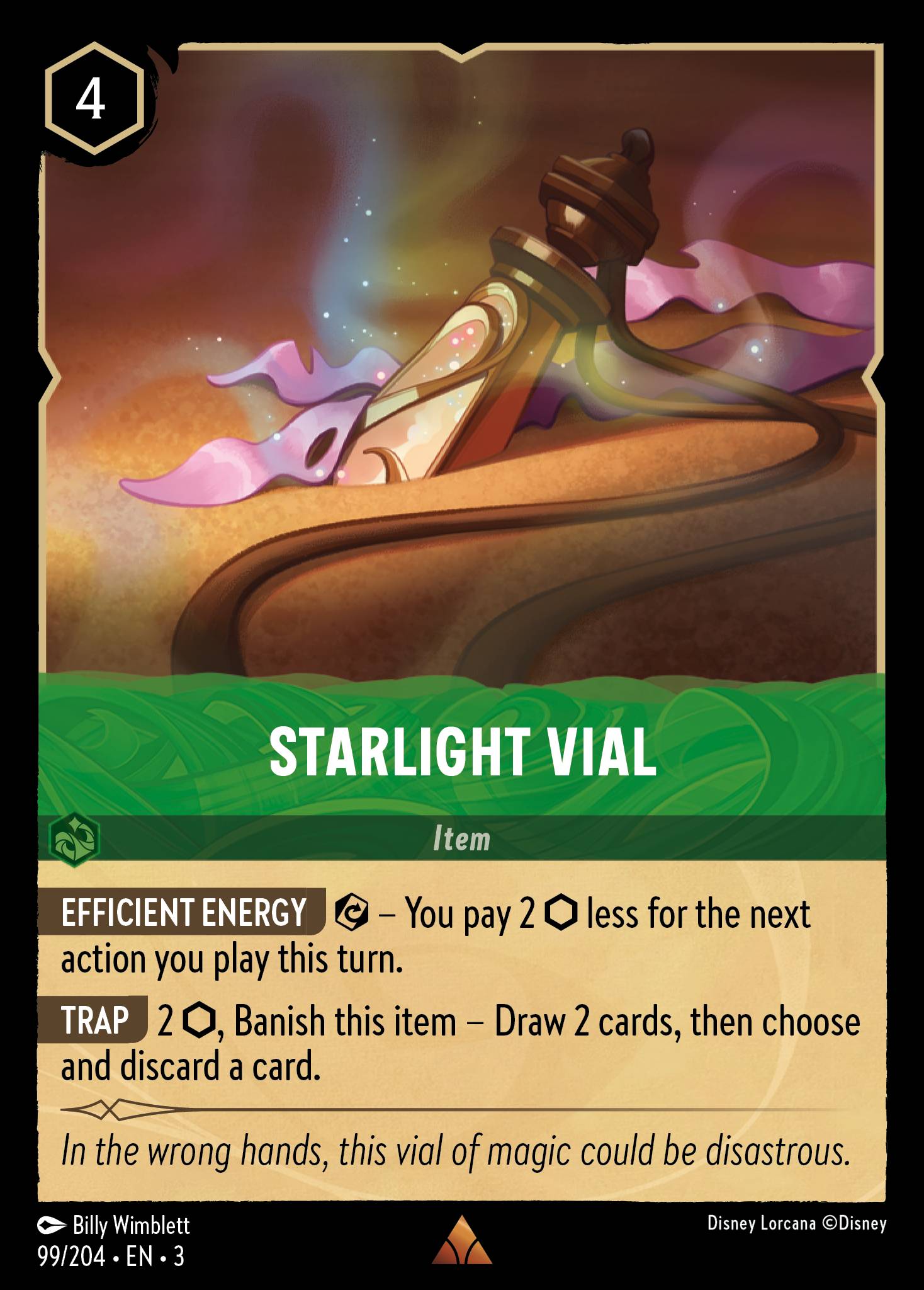 Starlight Vial - Rare Lorcana Card