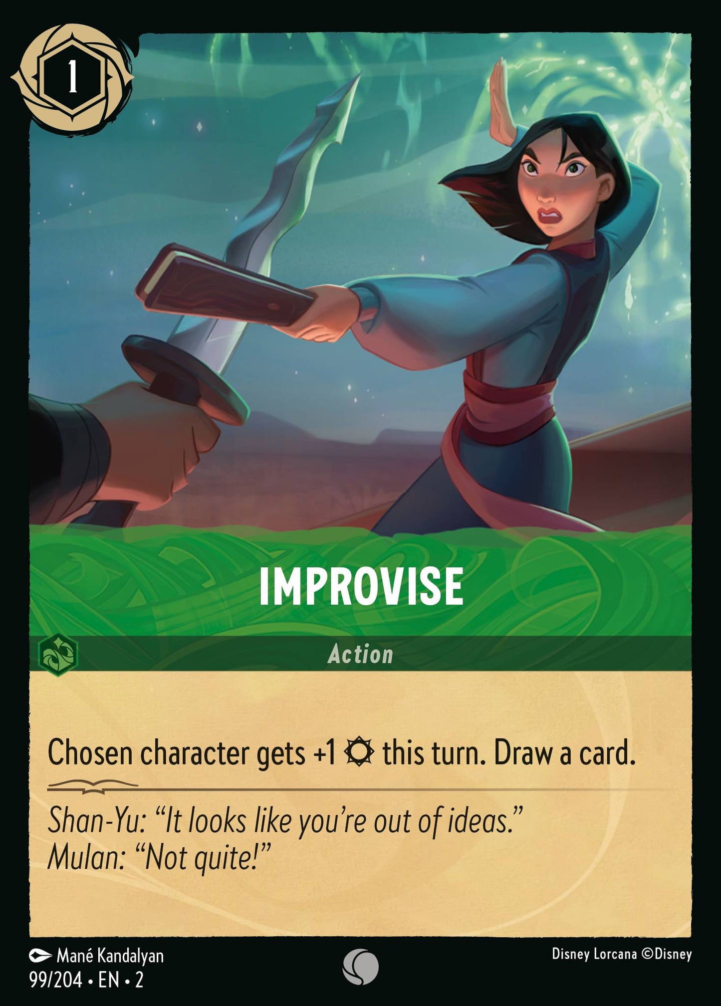 Improvise - Common Lorcana Card