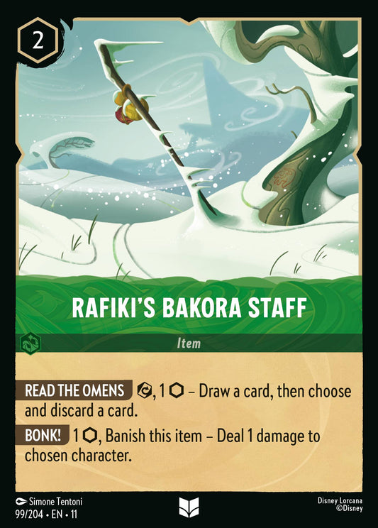 Rafiki's Bakora Staff - Uncommon Lorcana Card