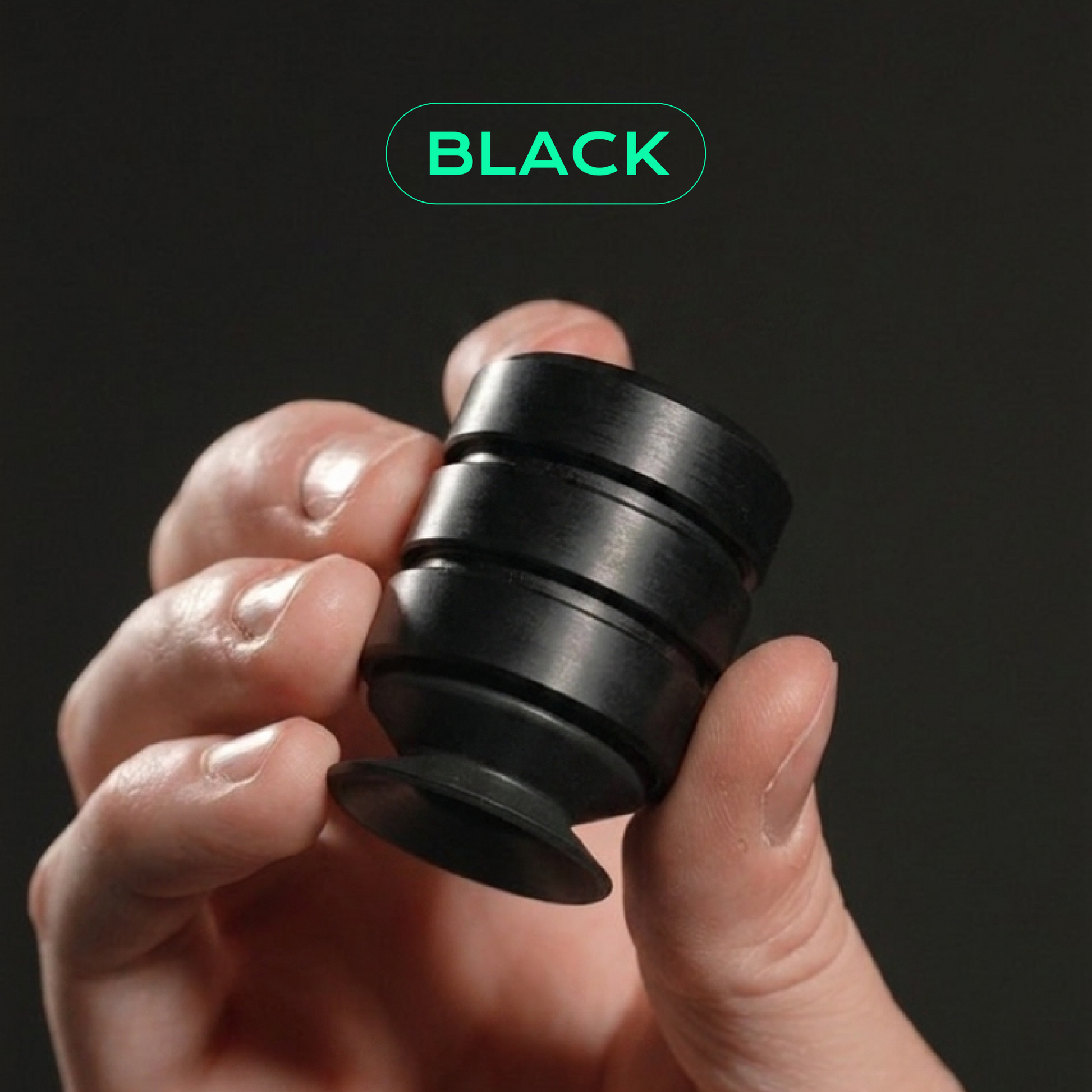P'kup Card Lifter in black, standing upright