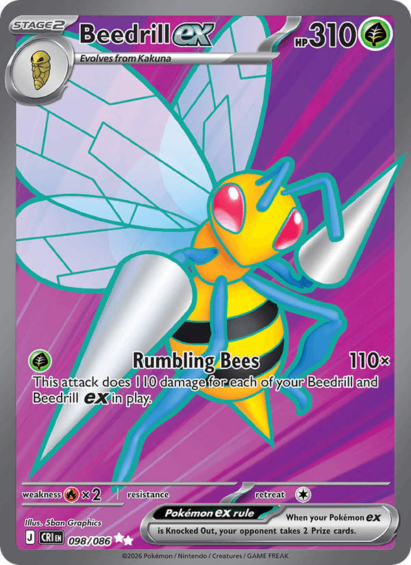 Beedrill ex - 098/086