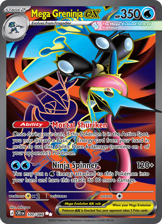 Mega Greninja ex - 100/086