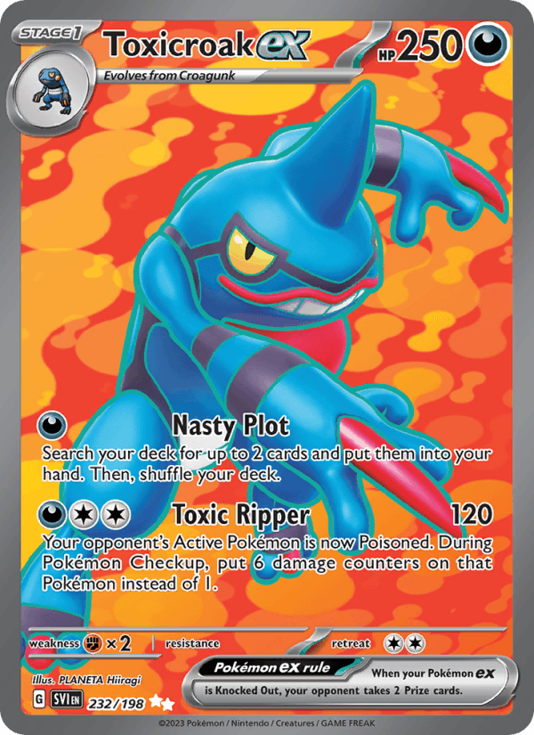 Toxicroak ex - 232/198