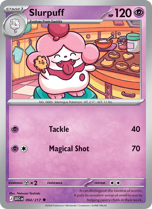 Slurpuff - 094/217 (Love Ball)