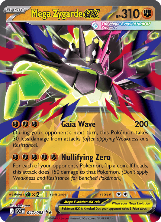 Mega Zygarde ex - 047/088