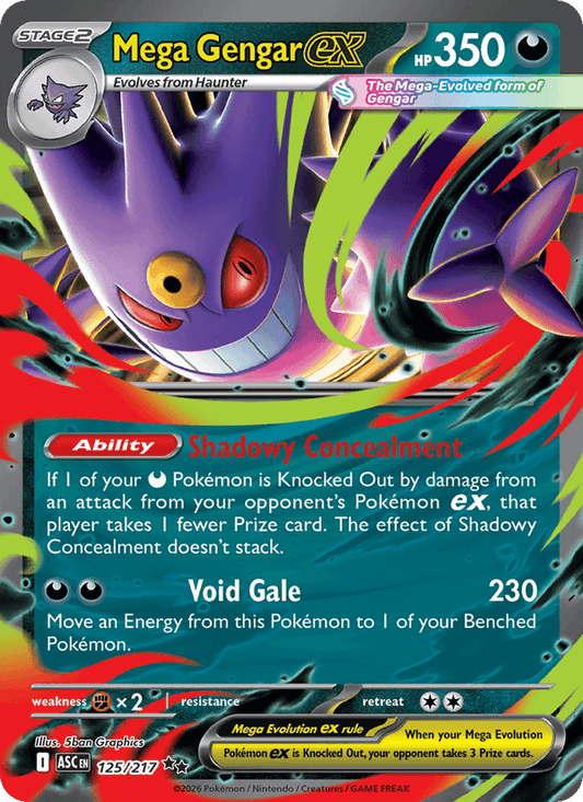 Mega Gengar ex - 125/217