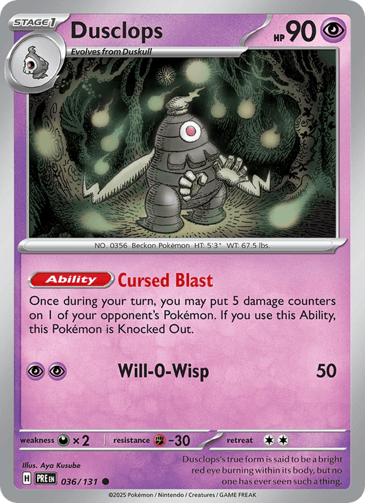 Dusclops (Poke Ball Pattern)