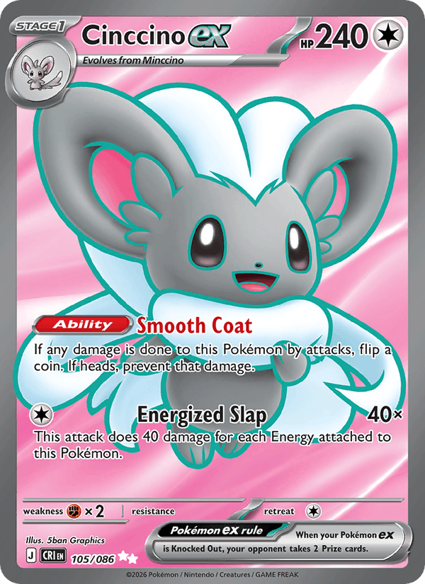 Cinccino ex - 105/086