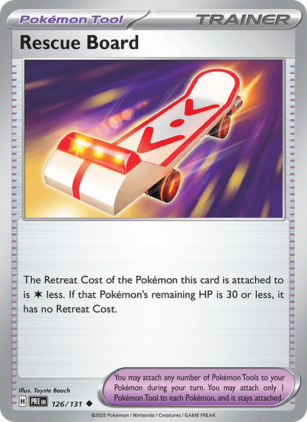 Rescue Board (Poke Ball Pattern)