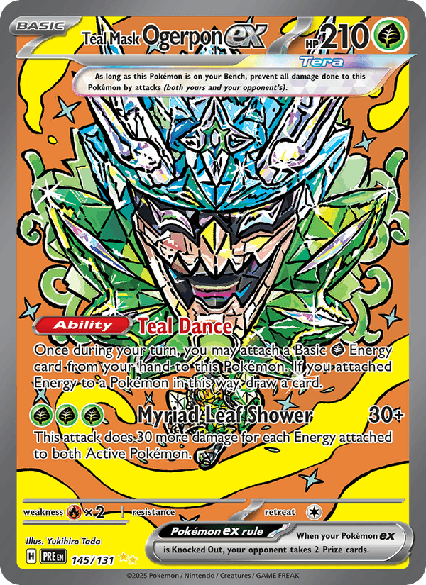 Teal Mask Ogerpon ex - 145/131