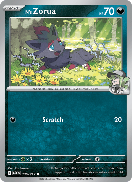 N's Zorua (Poke Ball)