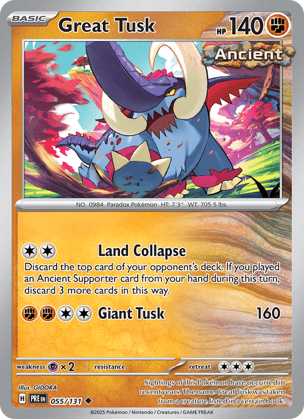 Great Tusk (Poke Ball Pattern)