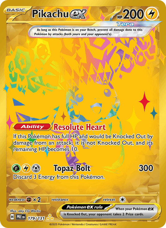Pikachu ex - 179/131