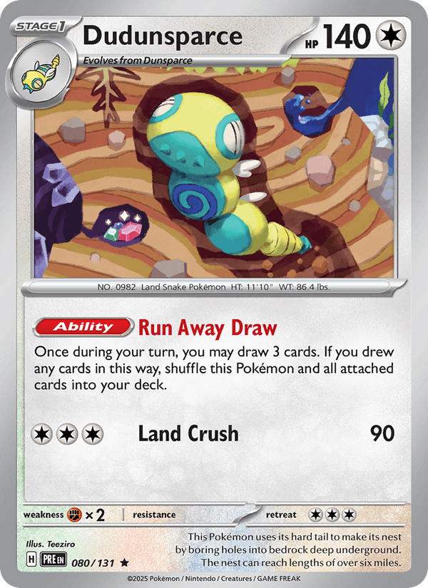Dudunsparce (Master Ball Pattern)