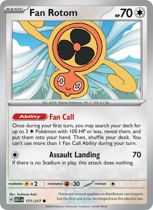 Fan Rotom - 171/217
