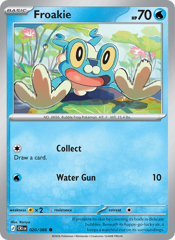 Froakie - 020/086