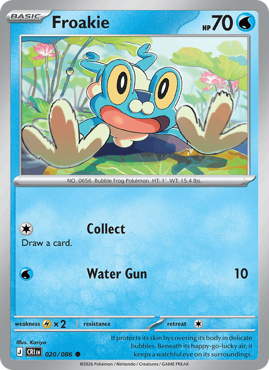 Froakie - 020/086