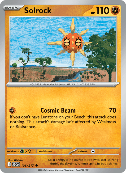 Solrock (Dusk Ball)