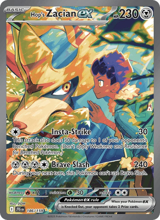Hop's Zacian ex - 186/159