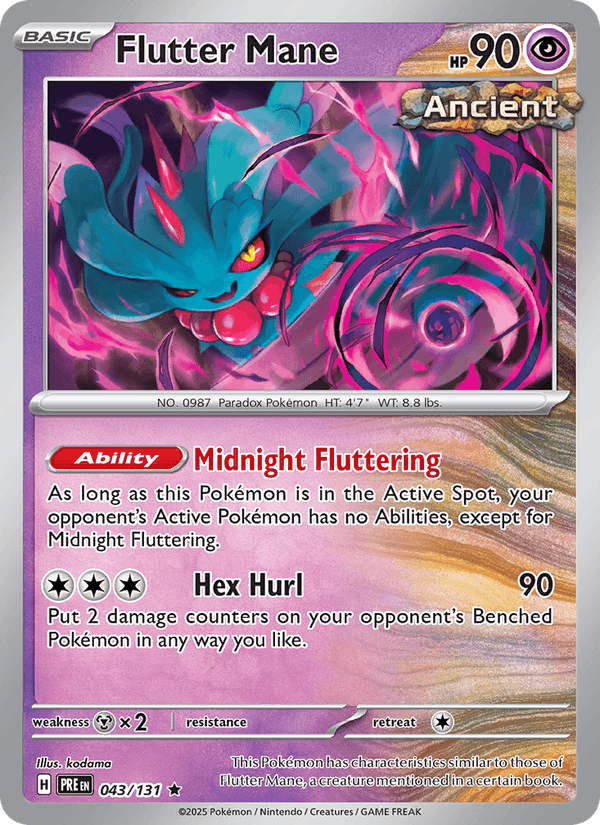 Flutter Mane (Poke Ball Pattern)