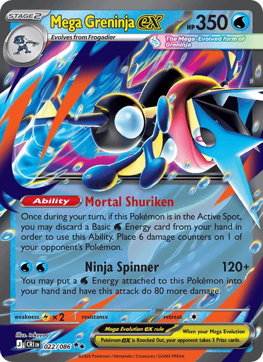 Mega Greninja ex - 022/086