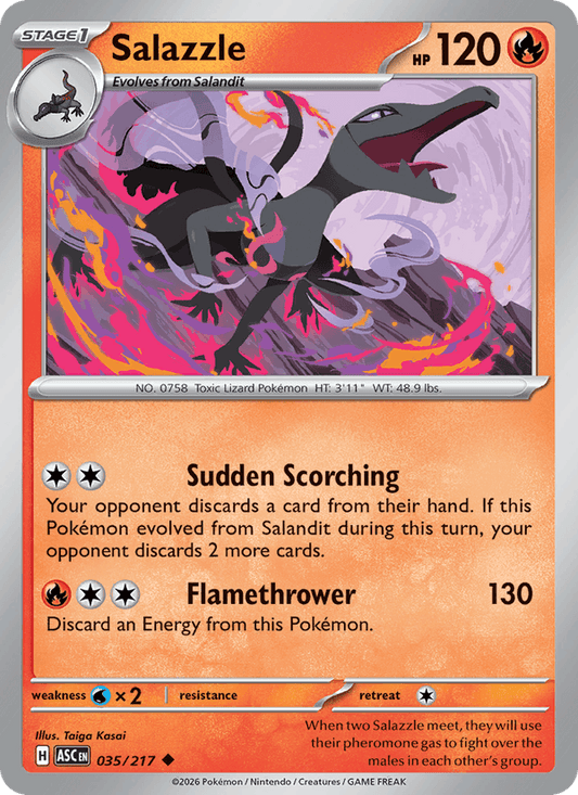 Salazzle - 035/217 (Quick Ball)