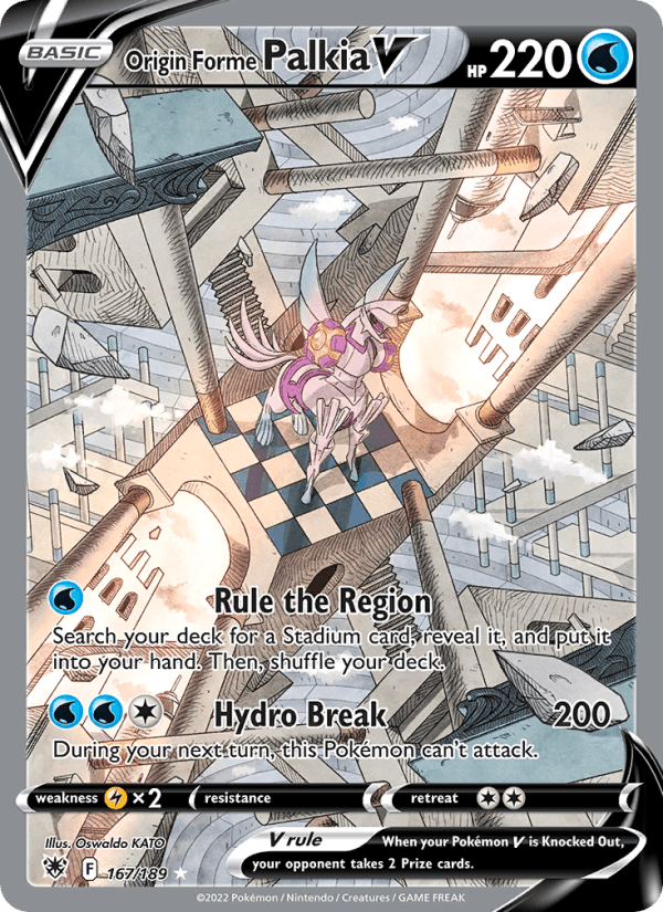 Origin Forme Palkia V (Alternate Full Art)