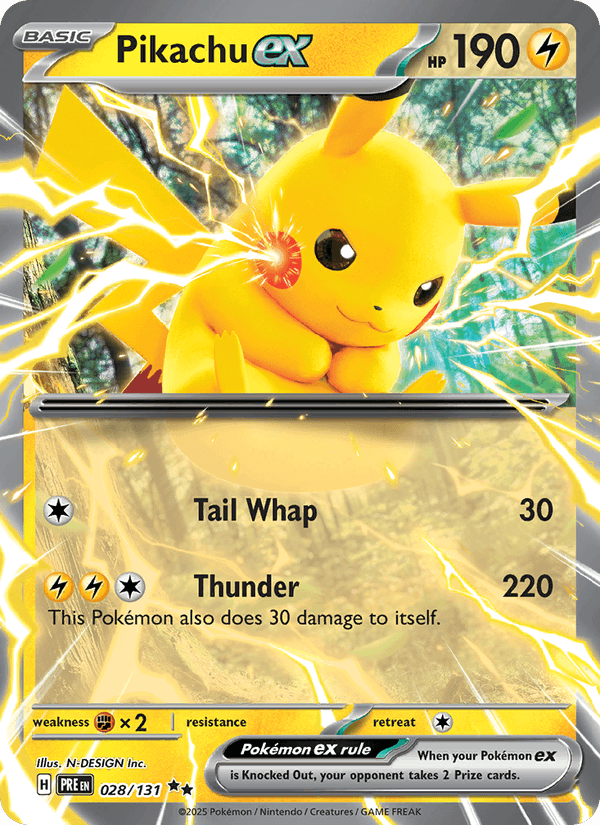 Pikachu ex - 028/131