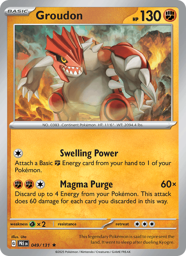 Groudon (Poke Ball Pattern)