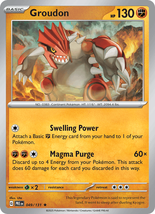 Groudon (Poke Ball Pattern)