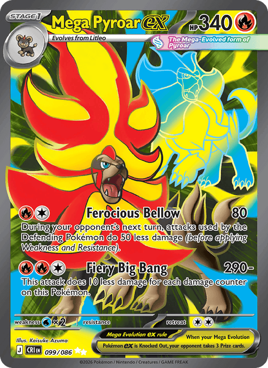 Mega Pyroar ex - 099/086