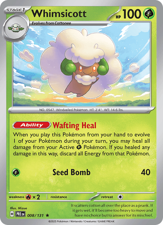 Whimsicott (Poke Ball Pattern)