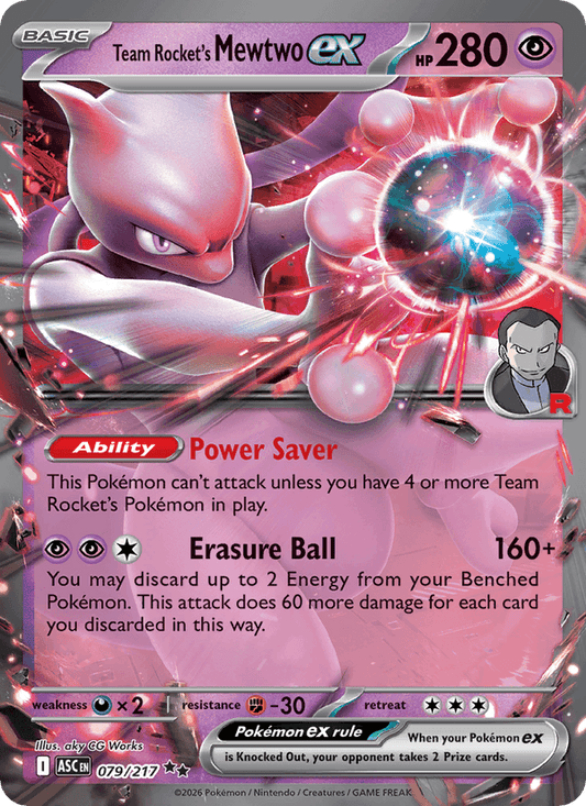 Team Rocket's Mewtwo ex - 079/217