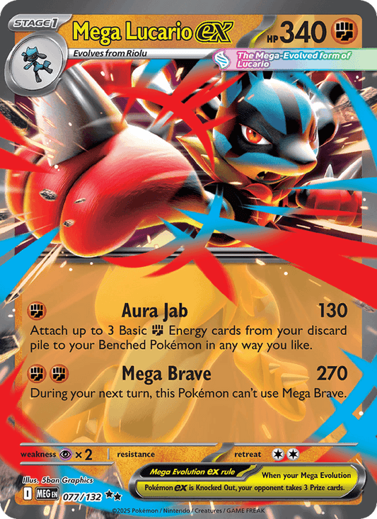 Mega Lucario ex - 077/132