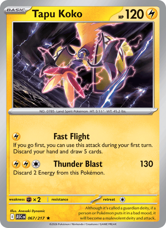Tapu Koko (Energy Symbol Pattern)